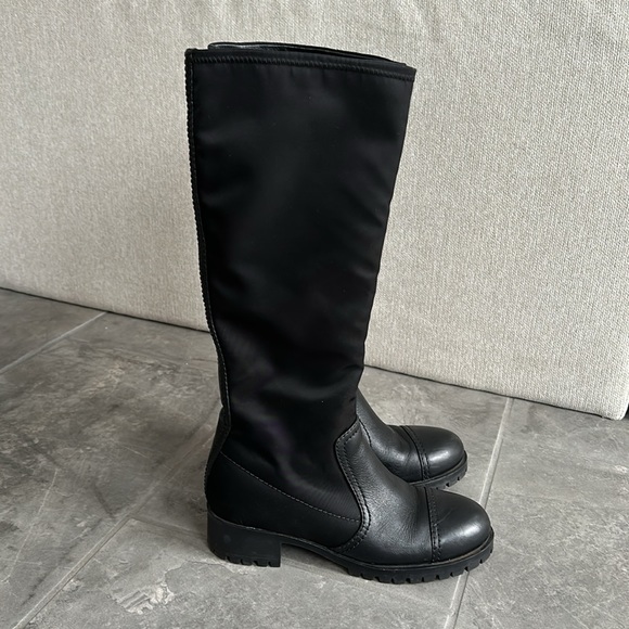 PRADA leather and nylon boots - Picture 2 of 10